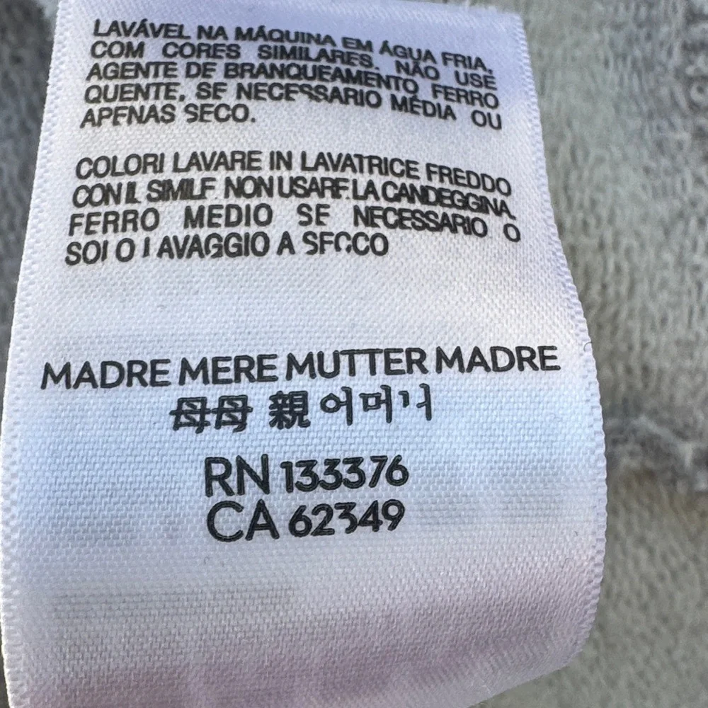 MOTHER The Drop Square Sweatshirt Mother Stars Size XS - Picture 13 of 14